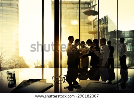 Business People Corporate Discussion Meeting Team Concept