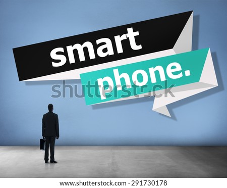 Smart Phone Electronic Device Communication Concept