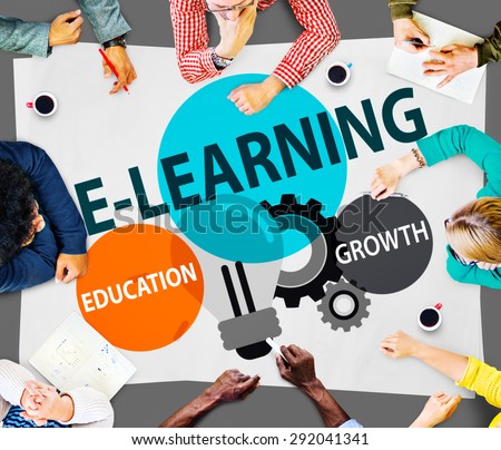 E-learning Education Growth Knowledge Information Concept