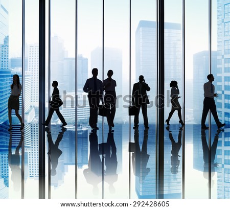 Business People Corporate Travel Office Concept