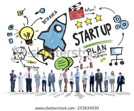 Start Up Business Launch Success Business Corporate Concept