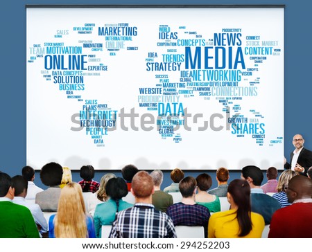 Media Social Media Network Technology Online Concept