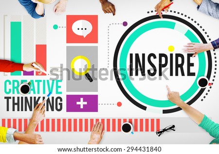 Inspire Inspiration Imagination Motivation Optimistic Concept