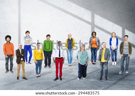 Diversity People Community Standing Concept