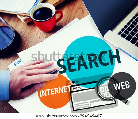 Search Internet Web Online Business Finding Information Concept