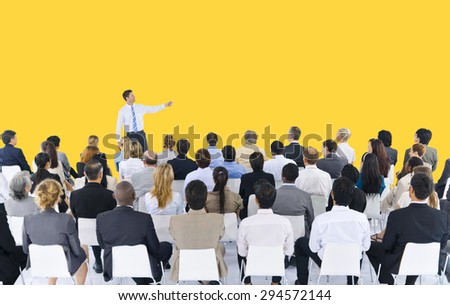 Business People Seminar Conference Meeting Presentation Concept