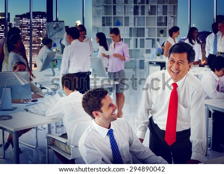 Business People Team Meeting Discussion Board Room Concept