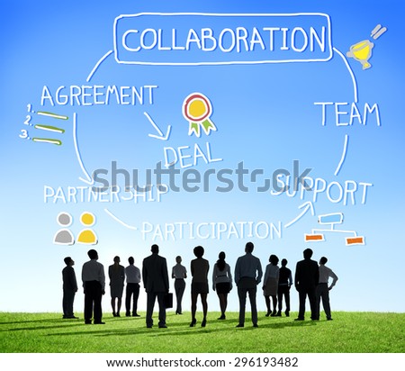 Collaboration Corporate Support Partnership Connection Concept