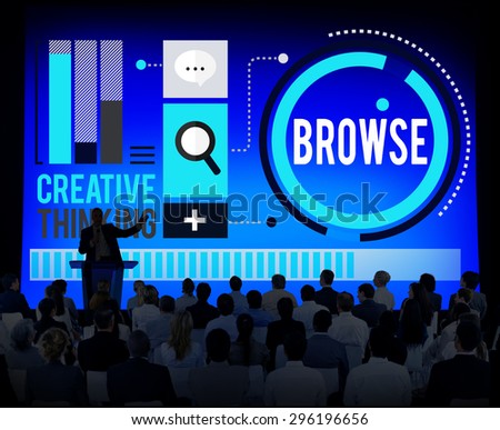 Browse Internet Network Software Website Concept