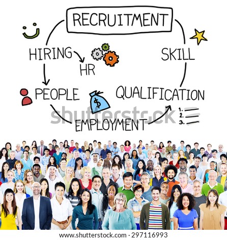 Recruitment Hiring Skill Qualification Job Concept