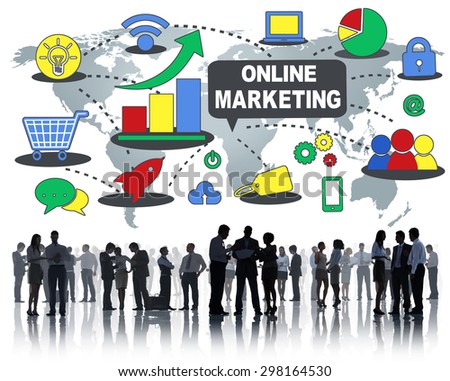 Business Online Marketing People Advertising Commercial Connection Concept