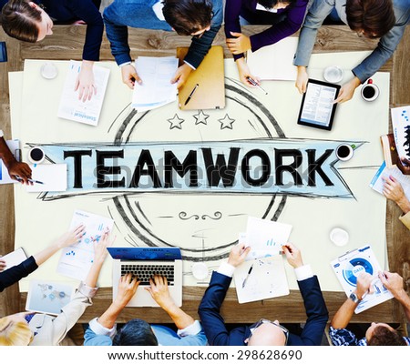 Teamwork Team Collaboration Cooperation Community Concept