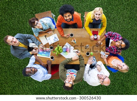 Group of Diverse Designers Having a Meeting Concept