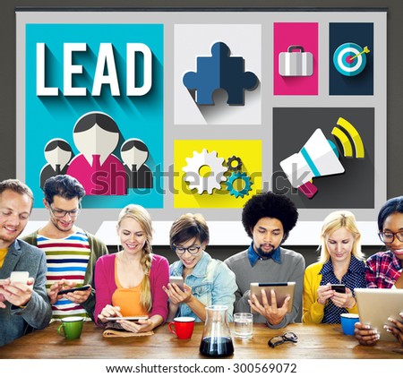 Lead Leadership Management Mentor Boss Concept