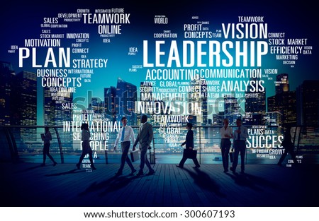 Leadership Boss Management Coach Chief Global Concept