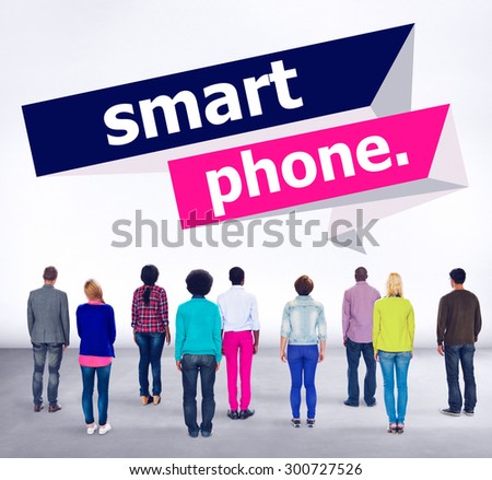 Smart Phone Telecommunication Communication Community Concept