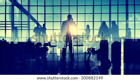 Business Travel Commuter Corporate Airport Terminal Concept