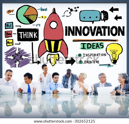 Innovation Business Plan Creativity Mission Strategy Concept