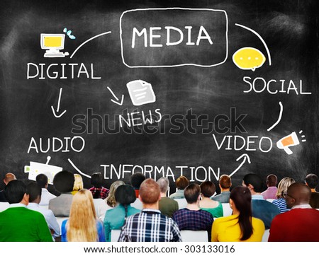 Digital Media Information Medium News Concept