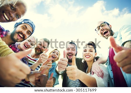 Friends Friendship Like Thumbs up Togetherness Fun Concept