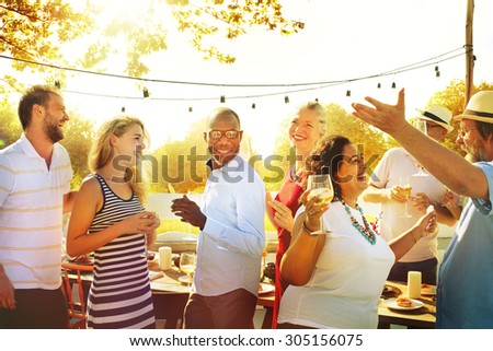 Diverse People Group Party Celebration Concept