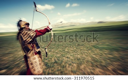 History Archery Independent Mongolia Warrior Concept