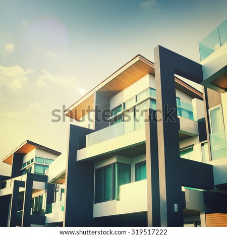 Contemporary Residential Building Exterior Concept