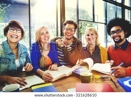 Multi-Ethnic Group of People Working Together Concept