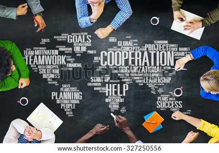 Cooperation Business Coworker Planning Teamwork Concept