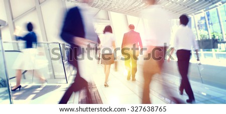 Hong Kong Business People Commuting Concept