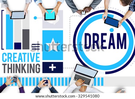 Dream Goal Target Aspiration Imagination Inspiration Concept