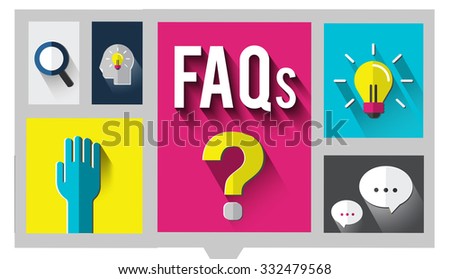 Frequently Asked Questions Help Information Answer Concept