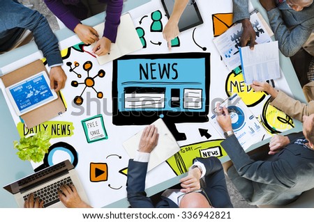 News Article Advertisement Publication Media Journalism Concept