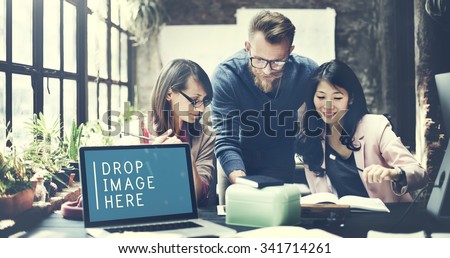 Laptop Working Meeting Technology Commercial Copy Space Concept
