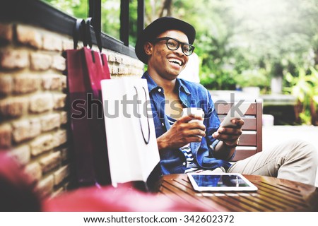 Shopping Men Man Happiness Consumer  Commerce Concept
