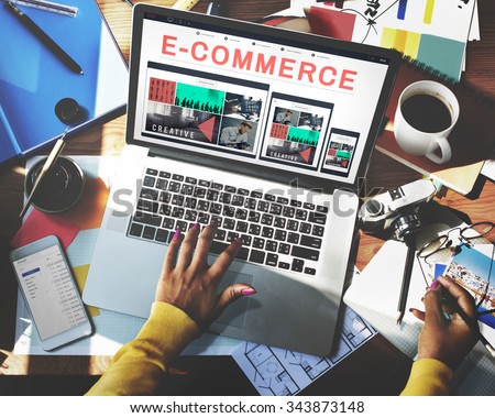 E-business E-commerce Business Responsive Design Concept