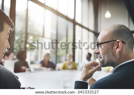 Group of Business People Discussing Office Concept