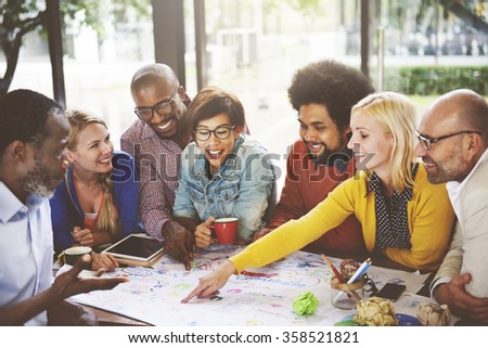 People Meeting Social Communication Connection Teamwork Concept