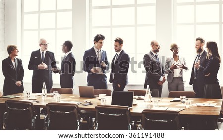 Business Group Meeting Discussion Strategy Working Concept