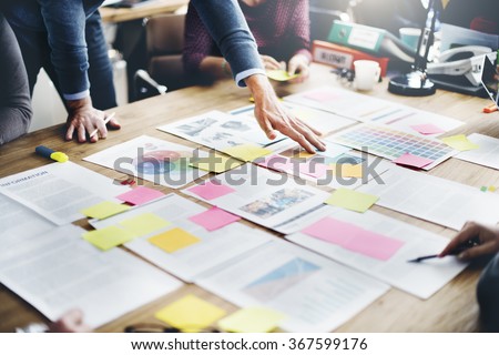 Business People Meeting Design Ideas Concept