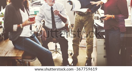 Business Team Working Office Worker Concept