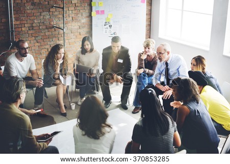 Business Team Organization Brainstorming Concept