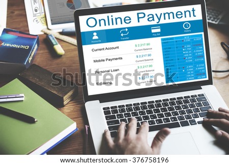 Online Payment Purchase Merchandise Buying Paying Concept