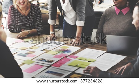 Business Team Meeting Project Planning Concept