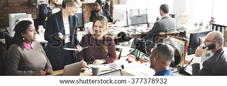Business People Meeting Discussion Office Working Concept