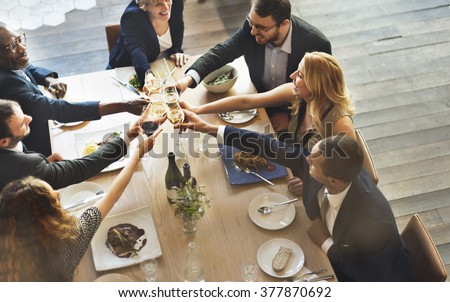 Dinner Dining Wine Cheers Party Concept