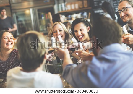 Dinner Dining Wine Cheers Party Concept
