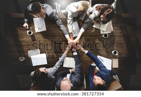 Business People Meeting Corporate Connection Togetherness Concept