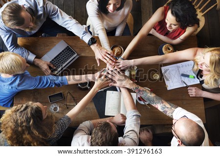 Union Unity Deal Join Hands Friends Teamwork Concept