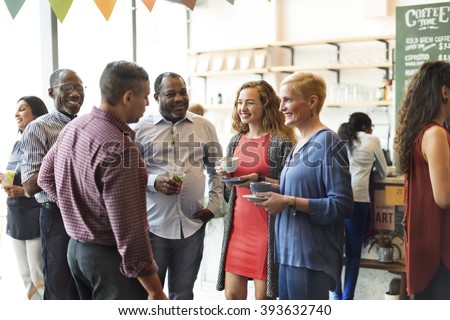 Diversity People Party Brunch Cafe Concept